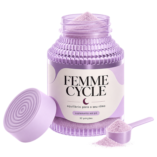 Femme Cycle, suplemento alimentar em pó com 30 porções
