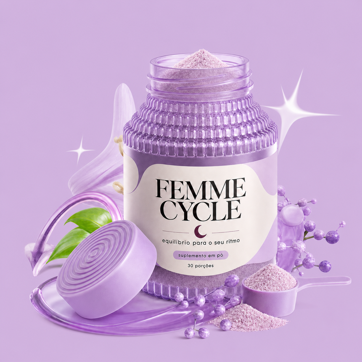 Pote, pó e botânicos Femme Cycle